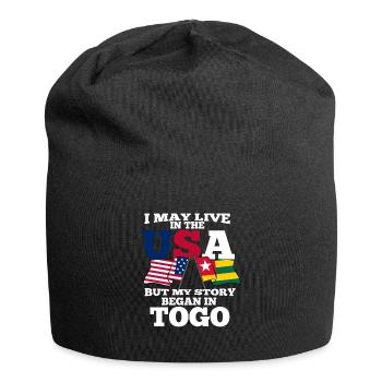 Togo - Jersey-Beanie - Schwarz - Vorne