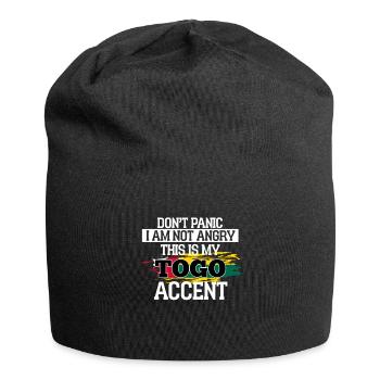 Togo - Jersey-Beanie - Schwarz - Vorne