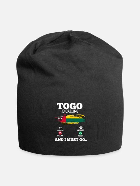 Togo - Bonnet en jersey - noir