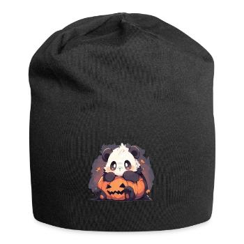 Panda Pandas Pandabären Baby Panda Tiere - Jersey-Beanie - Schwarz - Vorne