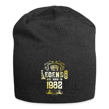 1982 legends geburtstag - Jersey-Beanie - Anthrazit - Vorne