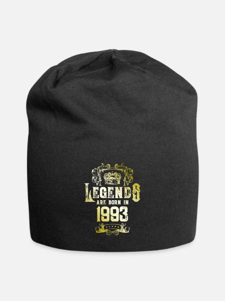 1993 legends geburtstag - Jersey-Beanie - Schwarz