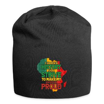Black History Month Black History - Jersey Beanie - black - Front