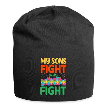 Autism Autistic - Jersey Beanie - black - Front