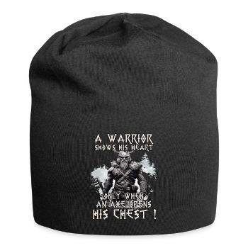 Nordic Mythology Viking Warrior Warrior Cult - Jersey Beanie - black - Front