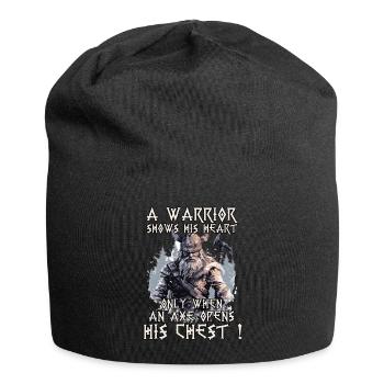 Wolf Odins Symbol der Stärke Wikinger Krieger - Jersey-Beanie - Schwarz - Vorne