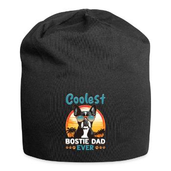 Boston Terrier Bostie Dog Breed Pet - Jersey Beanie - black - Front