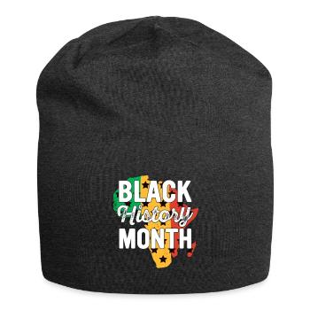 Black History Month Black History - Jersey Beanie - charcoal grey - Front