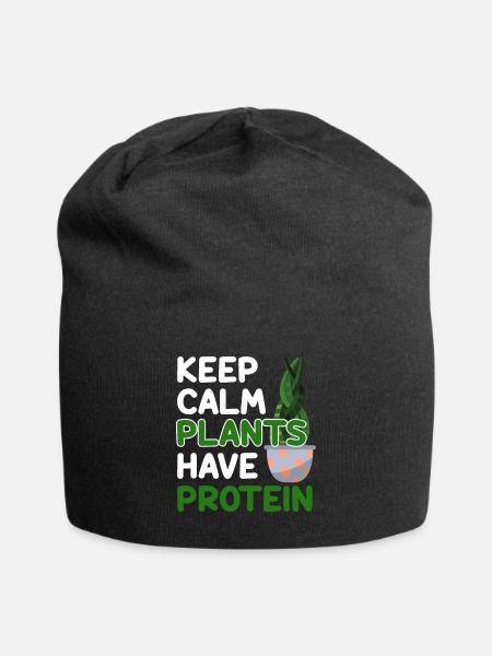 Vegan Veganism - Jersey Beanie - black