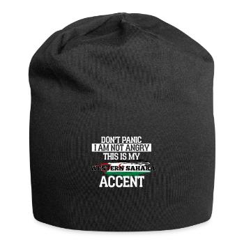 Western Sahara - Jersey Beanie - black - Front