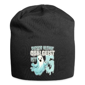 Dieses kleine Gespenst ist 5 - fünf Jahre - 5. - Jersey-Beanie - Schwarz - Vorne