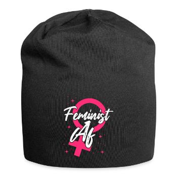 Féministe Féministe Af - Bonnet en jersey - noir - Devant