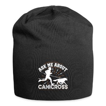 Chien de course Canicross Design - Bonnet en jersey - noir - Devant