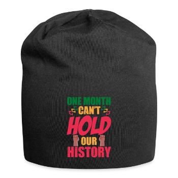 Mois de l’histoire des Noirs Histoire des Noirs - Bonnet en jersey - noir - Devant