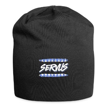 Servus Bayern Weiß Blau München Shirt Bayer - Jersey-Beanie - Schwarz - Vorne