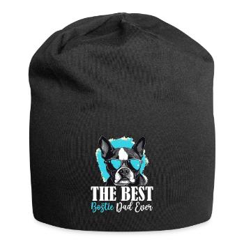 Boston Terrier Bostie Dog Breed Pet - Jersey-Beanie - Schwarz - Vorne