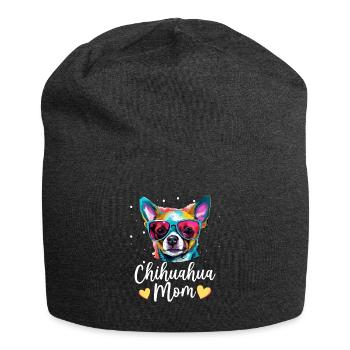 Chihuahua Chiwawa Dog Breed Pet - Chihuahua mom - Jersey-Beanie - Anthrazit - Vorne