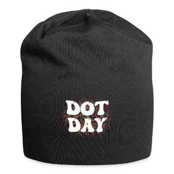 Alles Gute zum Internationalen Dot Day 2023 - Jersey-Beanie - Schwarz - Vorne