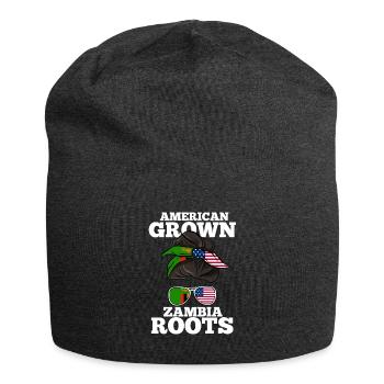 Zambia - Jersey Beanie - charcoal grey - Front