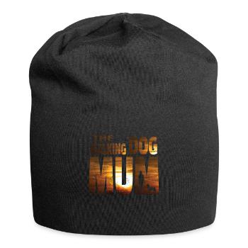 Hund Boxer Hundebesitzer Geschenkidee - Jersey-Beanie - Schwarz - Vorne