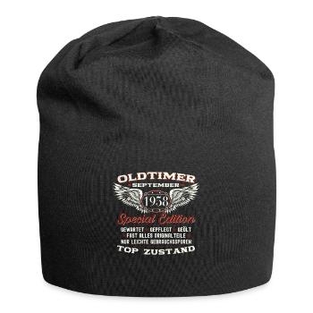 65. Geburtstag Oldtimer September Jahrgang 1958 - Jersey-Beanie - Schwarz - Vorne