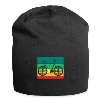 L’amour des motards dans un style rétro pour les fans de vélo - Bonnet en jersey - noir - Devant