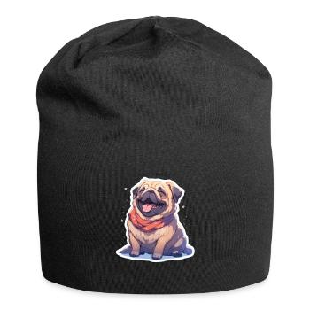 Carlin Carlin Chien Pug Cadeaux Carlin Amoureux du Carlin - Bonnet en jersey - noir - Devant