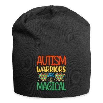 Autism Autistic - Jersey Beanie - black - Front