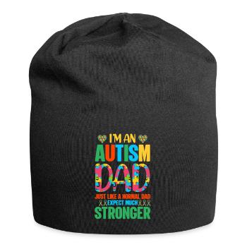 Autism Autistic - Jersey Beanie - black - Front