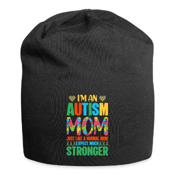 Autism Autistic - Jersey Beanie - black - Front