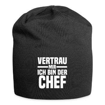 Arbeit Kollegen Büro Teamleiter Führungskraft Chef - Jersey-Beanie - Schwarz - Vorne