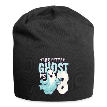 Dieser kleine Quälgeist ist 8 - acht Jahre - 8. - Jersey-Beanie - Schwarz - Vorne