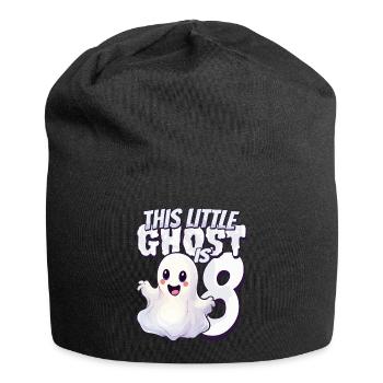 Ce petit ravageur a 8 - huit ans - 8. - Bonnet en jersey - noir - Devant