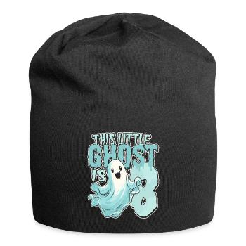 Dieser kleine Quälgeist ist 8 - acht Jahre - 8. - Jersey-Beanie - Schwarz - Vorne