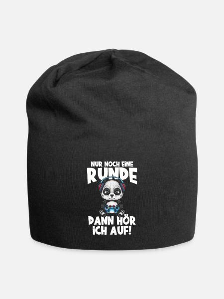 Zocken - Jersey-Beanie - Schwarz