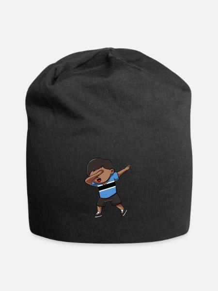 Botswana - Jersey-Beanie - Schwarz