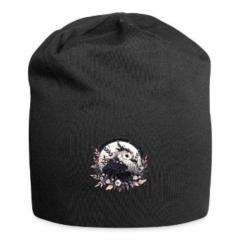 Bird Birds Bird Head Bird Animals Nature - Jersey Beanie - black - Front