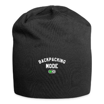 Backpacking Is My Cardio Hiking Hiker - Jersey Beanie - black - Front