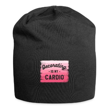 Decorating Is My Cardio Interior Decorator - Jersey Beanie - black - Front
