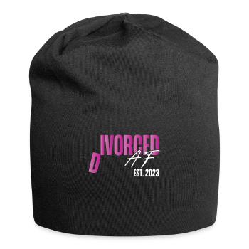 Happy Divorce Party Divorced Af - Jersey Beanie - black - Front