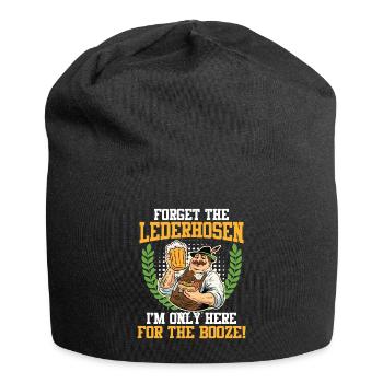 Bayern Vergiss die Lederhosen Bin wegen Alkohol - Jersey-Beanie - Schwarz - Vorne
