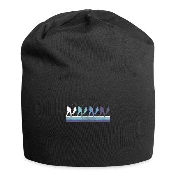 Angeln - Jersey-Beanie - Schwarz - Vorne