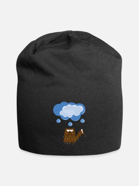 RAINING CATS AND DOGS - Jersey-Beanie - Schwarz