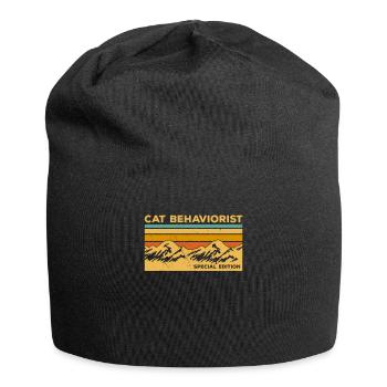 Vintage Cat Behaviorist Sonderedition - Jersey-Beanie - Schwarz - Vorne
