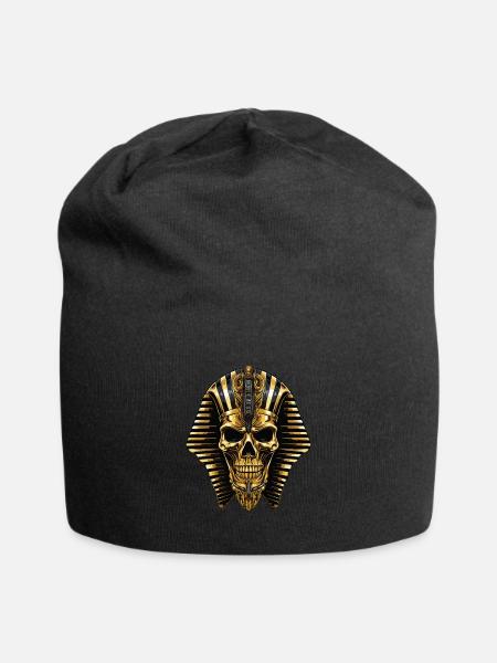 Pharao Totenkopf - Jersey-Beanie - Schwarz