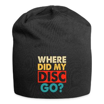 Discgolf Disc Golf - Bonnet en jersey - noir - Devant
