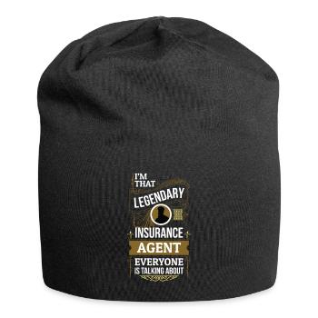 Agent d’assurance légendaire Versicherung - Bonnet en jersey - noir - Devant