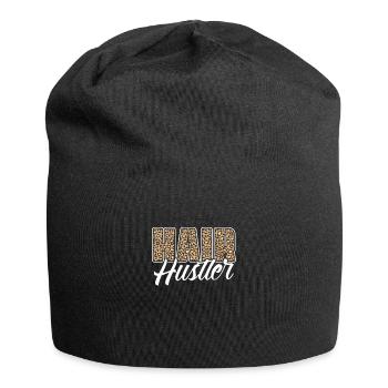 Beautician Cosmetics Makeup Gift - Jersey Beanie - black - Front