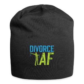 Happy Divorce Party Divorce Af - Jersey Beanie - black - Front