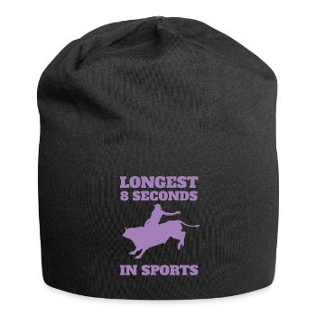Longest 8 Seconds Bullenreiten - Jersey-Beanie - Schwarz - Vorne
